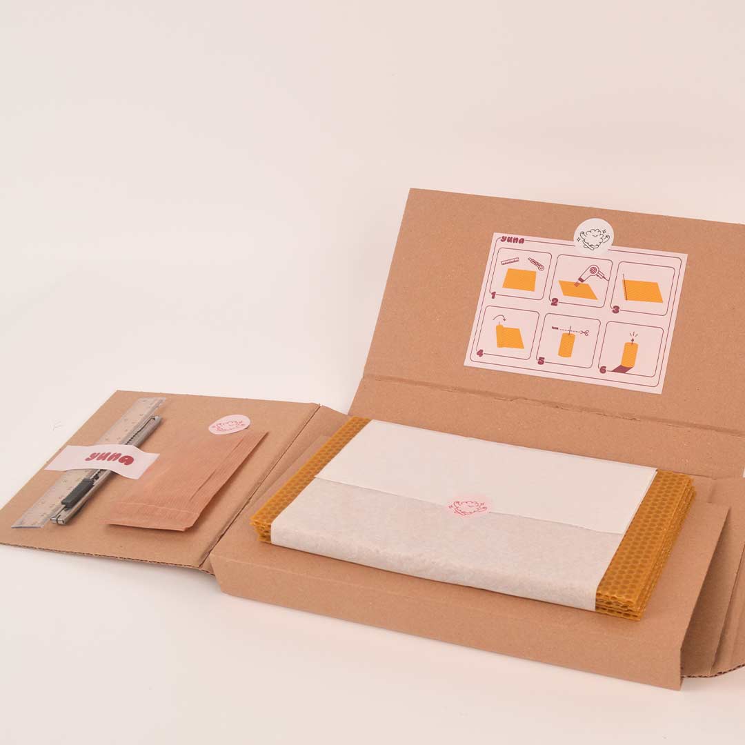 Kit crea tus propias velas – 100% cera de abeja