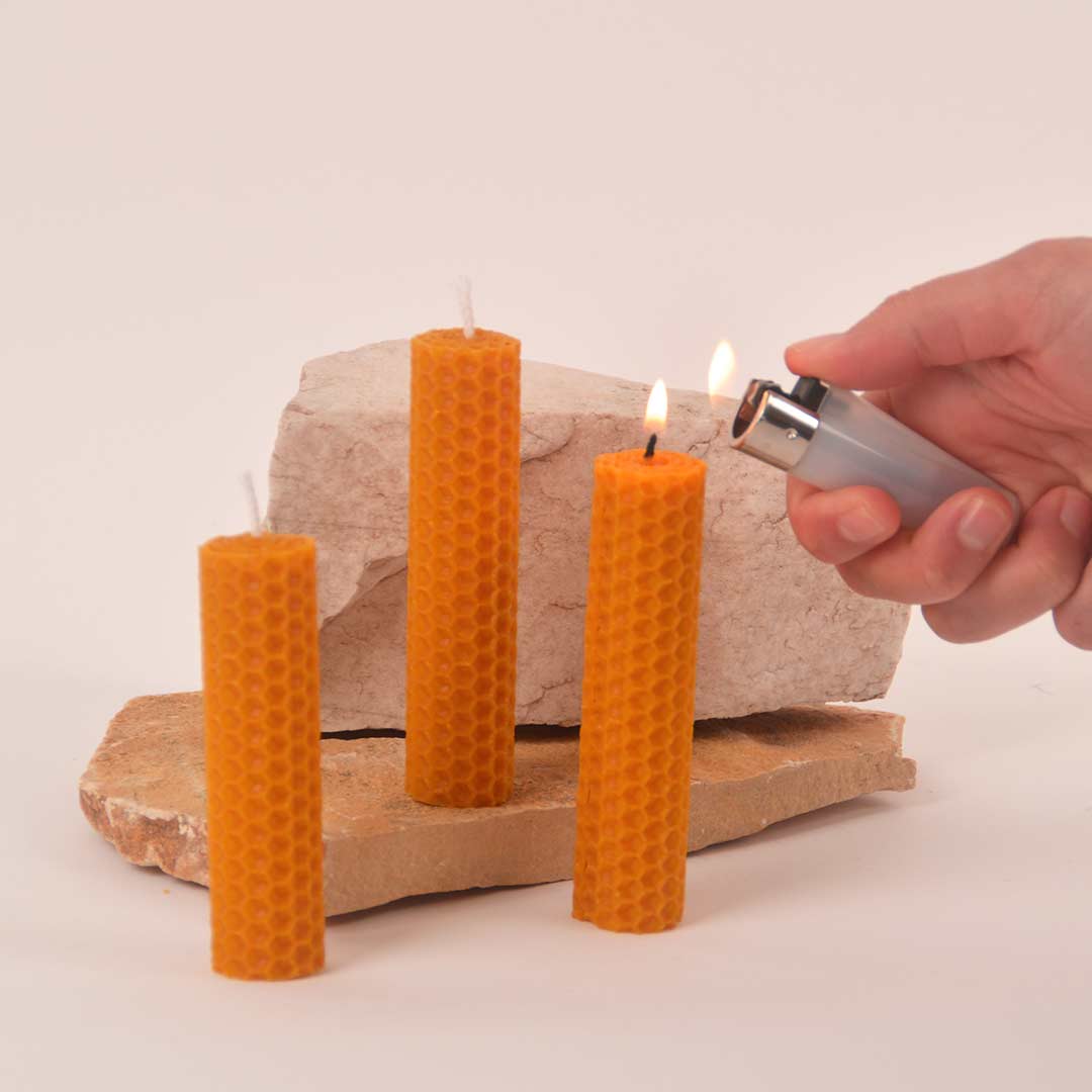 Kit crea tus propias velas – 100% cera de abeja