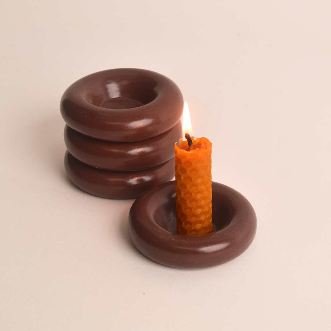 Portavelas – Mini platito burbuja
