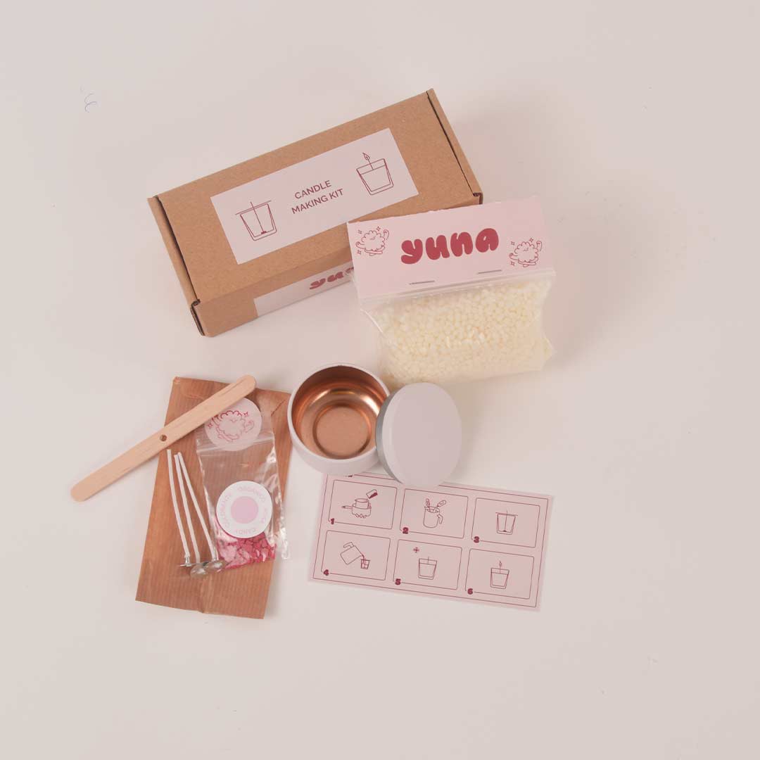 Kit para crear velas en vaso