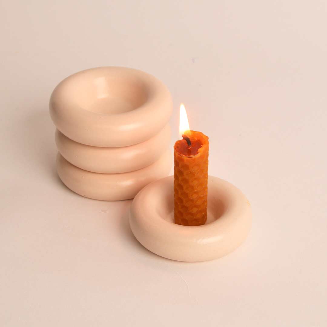 Portavelas – Mini platito burbuja