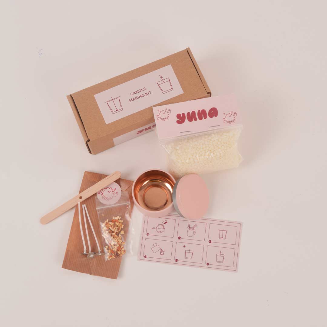 Kit para crear velas en vaso