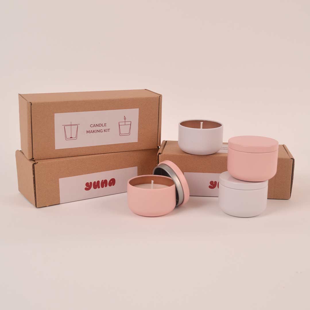 Kit para crear velas en vaso