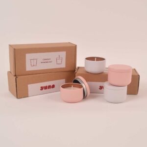 Kit para crear velas en vaso