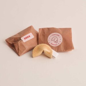 Imán galleta de la fortuna (con mensaje poco convencional)