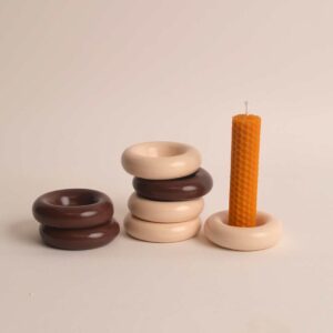 Portavelas – Mini platito burbuja